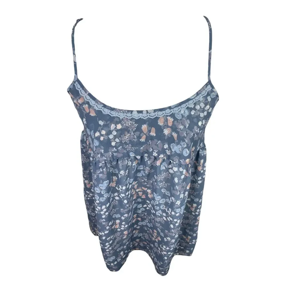 Victoria's Secret Angels XS Top Babydoll Floral Sheer Coquette Feminine Y2K - Picture 4 of 11